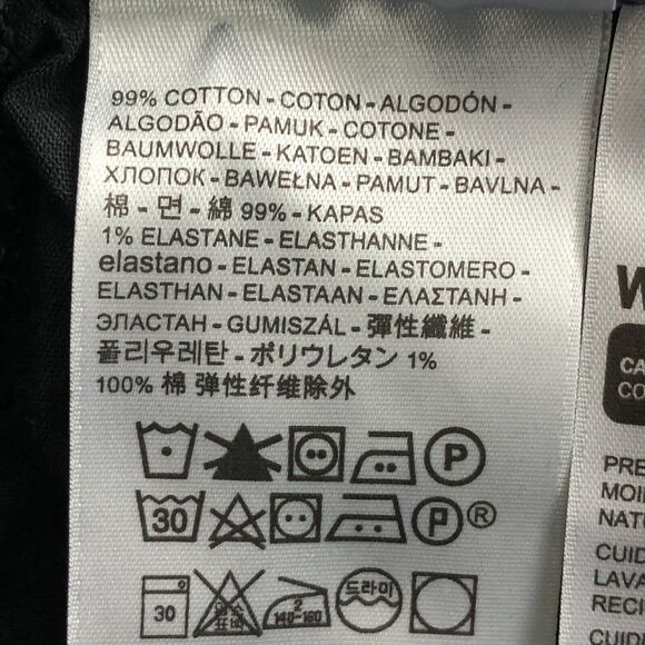 Levi’s- Premium Ribcage Shorts Black High Rise Cut Off Frayed Hem Faded - Picture 11 of 12